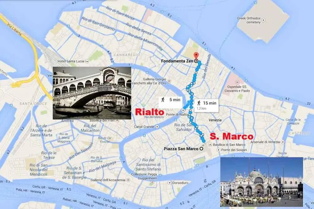 Апартаменты Bellissimo Appartamento In Palazzo Storico Венеция